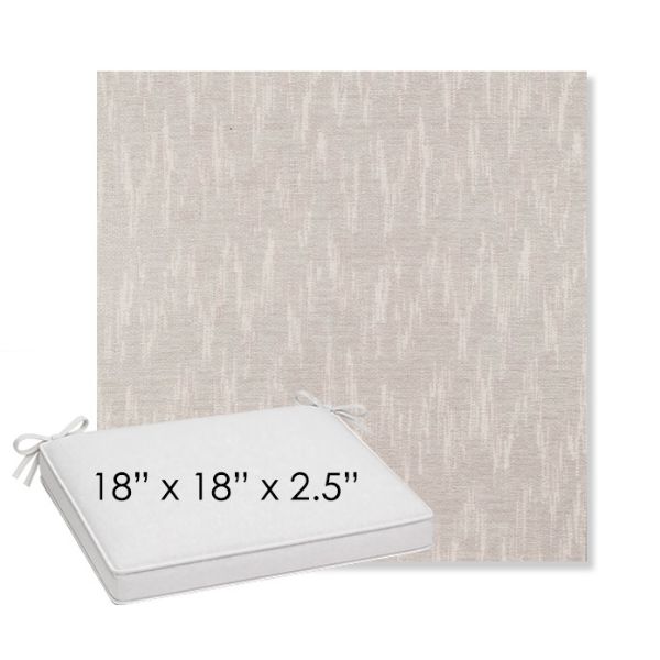 Picture of Mountains Snow | Sunbrella® 18" x 18" x 2.5" Outdoor Dining Cushion