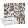 Picture of Namibia Grey | Sunbrella® 18" x 18" x 2.5" Outdoor Dining Cushion