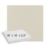 Picture of Play Snow | Sunbrella® 18" x 18" x 2.5" Outdoor Dining Cushion