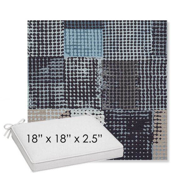 Picture of Pop Patch | Sunbrella® 18" x 18" x 2.5" Outdoor Dining Cushion