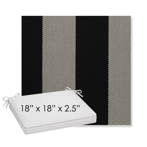 Picture of Rothko Stone Harbor | Sunbrella® 18" x 18" x 2.5" Outdoor Dining Cushion