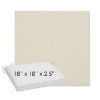 Picture of Savane White | Sunbrella® 18" x 18" x 2.5" Outdoor Dining Cushion