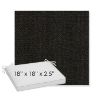 Picture of Source Coal | Sunbrella® 18" x 18" x 2.5" Outdoor Dining Cushion