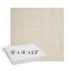 Picture of Tailored Snow | Sunbrella® 18" x 18" x 2.5" Outdoor Dining Cushion