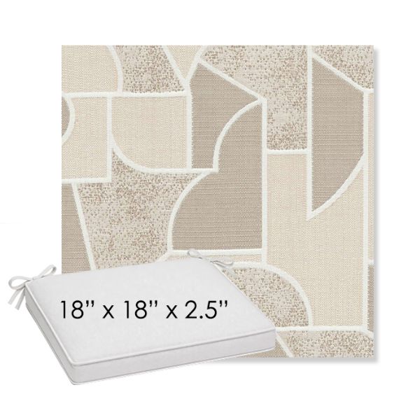 Picture of Territory Alum | Sunbrella® 18" x 18" x 2.5" Outdoor Dining Cushion