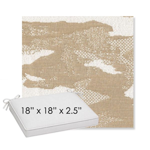 Picture of Yama Tomori | Sunbrella® 18" x 18" x 2.5" Outdoor Dining Cushion