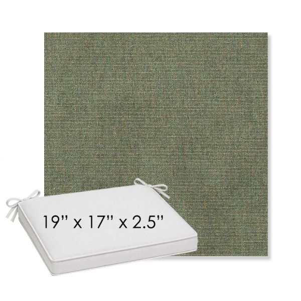Picture of Ambrose Fern | Sunbrella® 19" x 17" x 3" Outdoor Dining Cushion