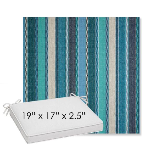 Picture of Ascend Oasis | Sunbrella® 19" x 17" x 3" Outdoor Dining Cushion