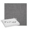 Picture of Cast Slate | Sunbrella® 19" x 17" x 3" Outdoor Dining Cushion