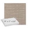 Picture of Charmer Pebble | Sunbrella® 19" x 17" x 3" Outdoor Dining Cushion