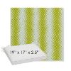Picture of Clock Out Frond | Sunbrella® 19" x 17" x 3" Outdoor Dining Cushion