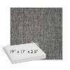 Picture of Crush Pewter | Sunbrella® 19" x 17" x 3" Outdoor Dining Cushion