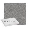 Picture of Dumont Slate | Sunbrella® 19" x 17" x 3" Outdoor Dining Cushion