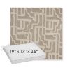 Picture of Escher Greige | Sunbrella® 19" x 17" x 3" Outdoor Dining Cushion