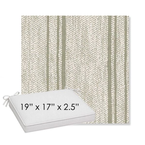Picture of Harvest Nile | Sunbrella® 19" x 17" x 3" Outdoor Dining Cushion