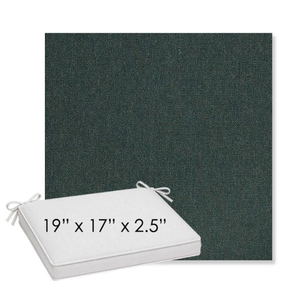 Picture of Heritage Alpine | Sunbrella® 19" x 17" x 3" Outdoor Dining Cushion