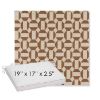 Picture of Hoopla Cold Brew | Sunbrella® 19" x 17" x 3" Outdoor Dining Cushion