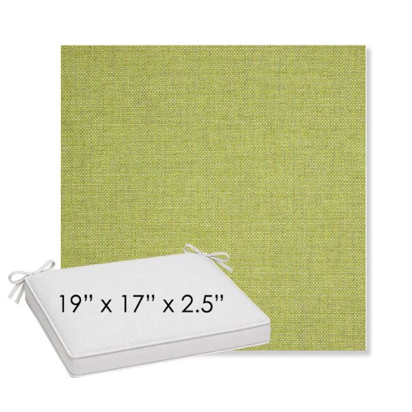 Picture of Idol Leaf | Sunbrella® 19" x 17" x 3" Outdoor Dining Cushion