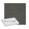 Picture of Kudos Carbon | Sunbrella® 19" x 17" x 3" Outdoor Dining Cushion