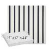 Picture of Lido Indigo | Sunbrella® 19" x 17" x 3" Outdoor Dining Cushion