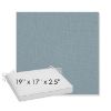 Picture of Natte Frosty Chine | Sunbrella® 19" x 17" x 3" Outdoor Dining Cushion