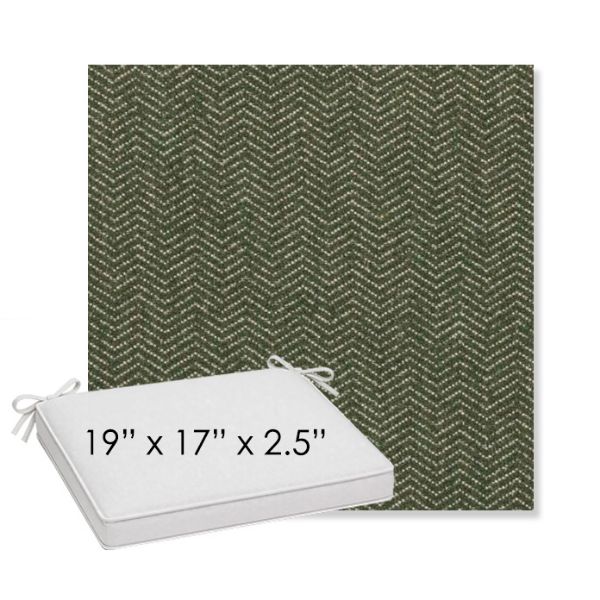 Picture of Odette Fern | Sunbrella® 19" x 17" x 3" Outdoor Dining Cushion