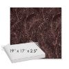 Picture of Palma Sangria | Sunbrella® 19" x 17" x 3" Outdoor Dining Cushion