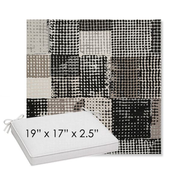Picture of Pop Film | Sunbrella® 19" x 17" x 3" Outdoor Dining Cushion