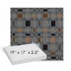 Picture of Rubix Vintage Denim | Sunbrella® 19" x 17" x 3" Outdoor Dining Cushion