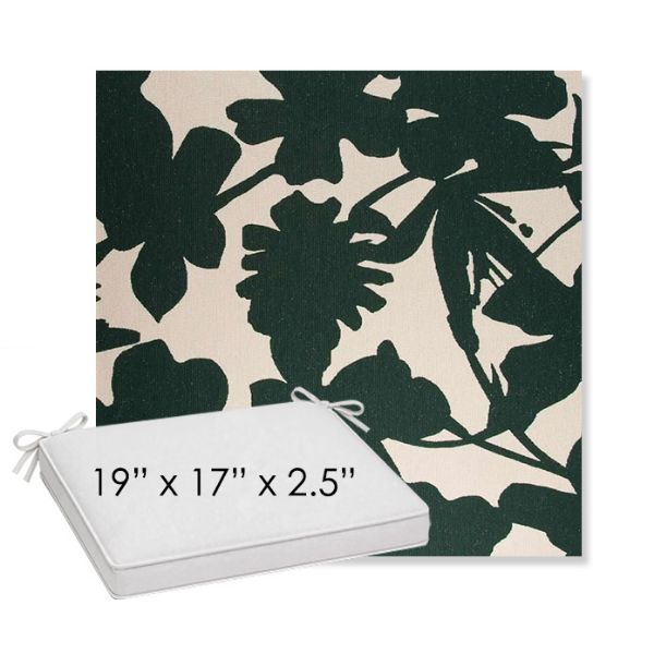 Picture of Sonny Fairway | Sunbrella® 19" x 17" x 3" Outdoor Dining Cushion