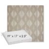 Picture of Spinner Diamond Pebble | Sunbrella® 19" x 17" x 3" Outdoor Dining Cushion
