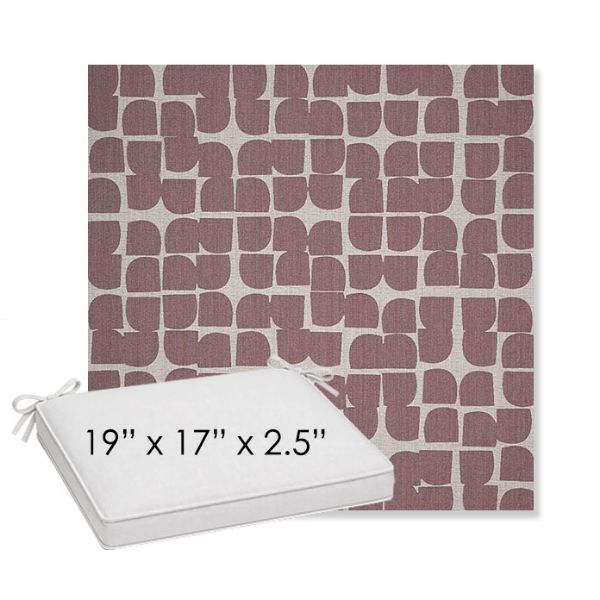 Picture of Toggle Aster | Sunbrella® 19" x 17" x 3" Outdoor Dining Cushion