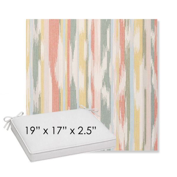 Picture of Transformation Garden | Sunbrella® 19" x 17" x 3" Outdoor Dining Cushion