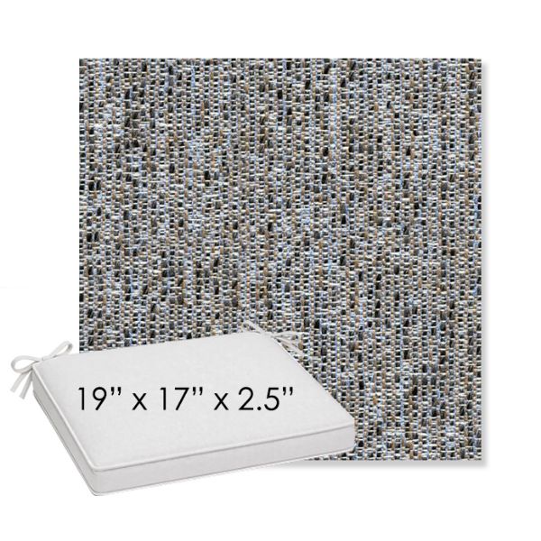 Picture of Tundra Atlantis | Sunbrella® 19" x 17" x 3" Outdoor Dining Cushion