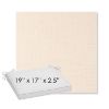 Picture of Willa Cream | Sunbrella® 19" x 17" x 3" Outdoor Dining Cushion