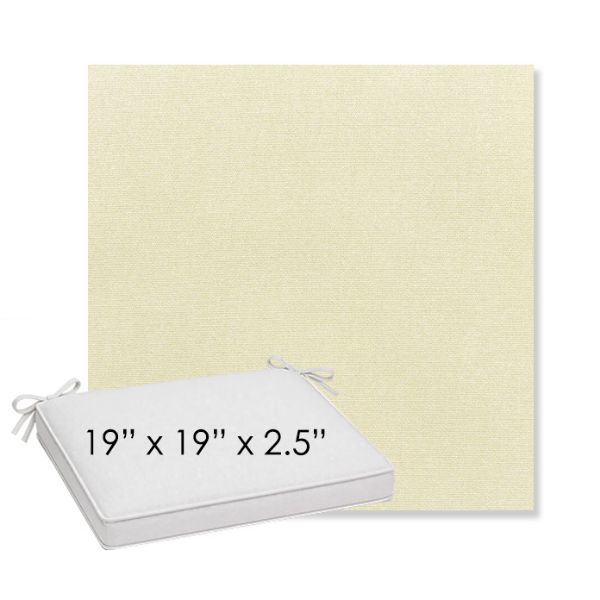 Picture of Canvas Canvas | Sunbrella® 19" x 19" x 3" Outdoor Dining Cushion