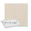 Picture of Charmer Parchment | Sunbrella® 19" x 19" x 3" Outdoor Dining Cushion