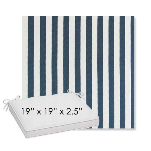 Picture of Costa Capris | Sunbrella® 19" x 19" x 3" Outdoor Dining Cushion