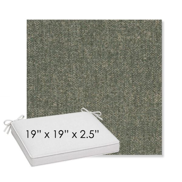 Picture of Dither Fern | Sunbrella® 19" x 19" x 3" Outdoor Dining Cushion