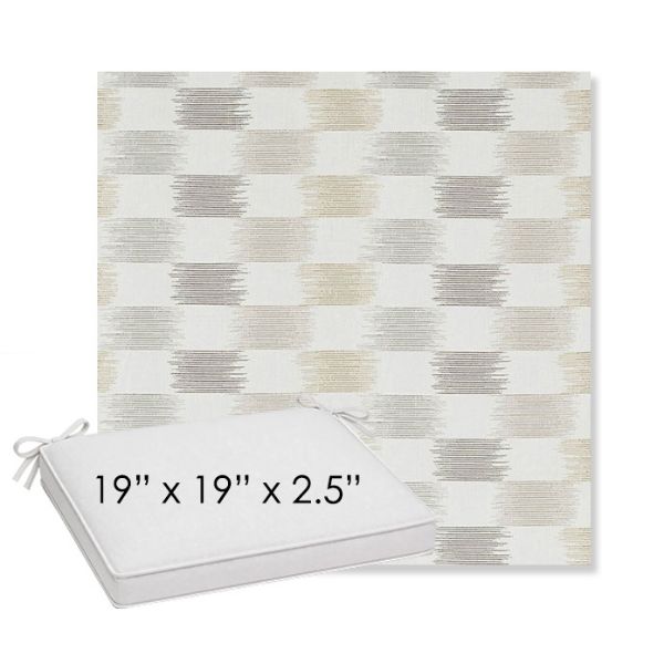 Picture of Dream Dune | Sunbrella® 19" x 19" x 3" Outdoor Dining Cushion