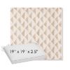 Picture of Etched Angles Cognac | Sunbrella® 19" x 19" x 3" Outdoor Dining Cushion