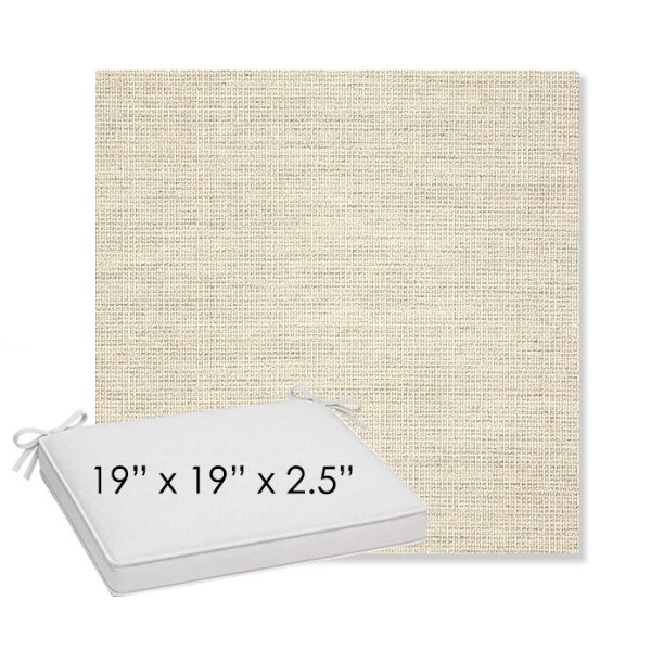 Picture of Kudos Mortar | Sunbrella® 19" x 19" x 3" Outdoor Dining Cushion