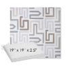 Picture of Labyrinth Cloud | Sunbrella® 19" x 19" x 3" Outdoor Dining Cushion