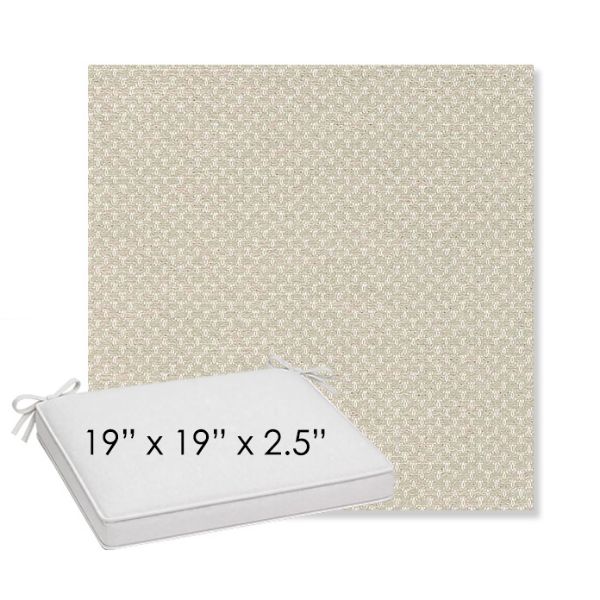 Picture of Litchfield Sage | Sunbrella® 19" x 19" x 3" Outdoor Dining Cushion
