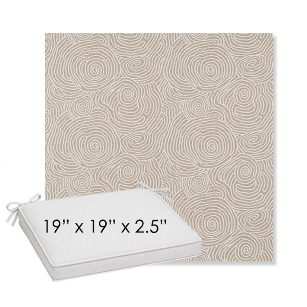 Picture of Lotus Canyon | Sunbrella® 19" x 19" x 3" Outdoor Dining Cushion