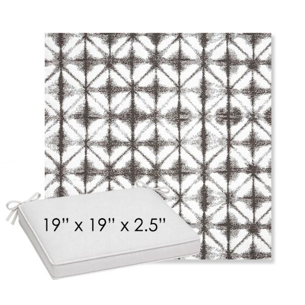 Picture of Midori Stone | Sunbrella® 19" x 19" x 3" Outdoor Dining Cushion