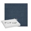 Picture of Pique Midnight | Sunbrella® 19" x 19" x 3" Outdoor Dining Cushion