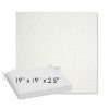 Picture of Pique Salt | Sunbrella® 19" x 19" x 3" Outdoor Dining Cushion