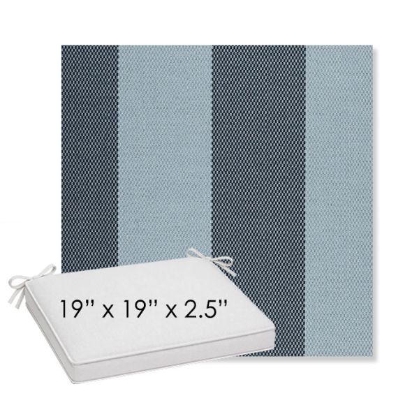 Picture of Rothko Oceanfront | Sunbrella® 19" x 19" x 3" Outdoor Dining Cushion