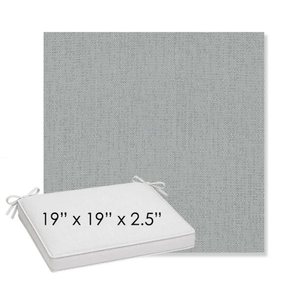 Picture of Savane Whisper | Sunbrella® 19" x 19" x 3" Outdoor Dining Cushion